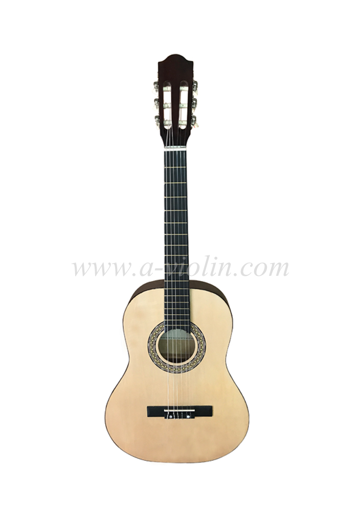Классическая гитара с кленовым грифом Linden Top 34 дюйма оптом (AC811)