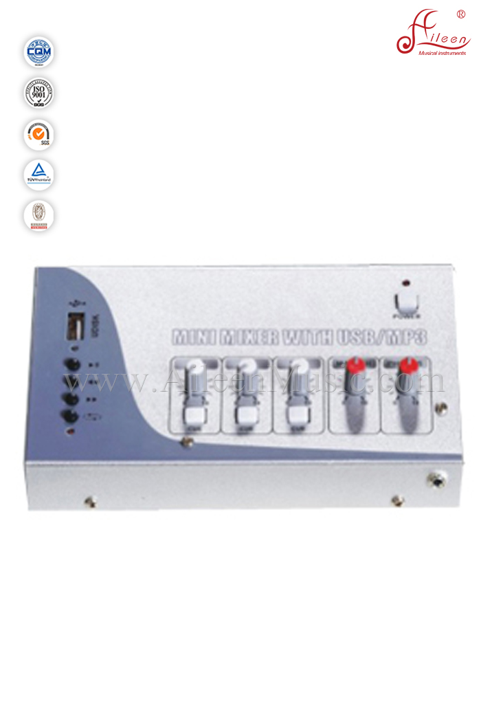 Высокое качество AC 10V Power 1 AUX стерео USB DJ Mixing Console (ADM-01UM)