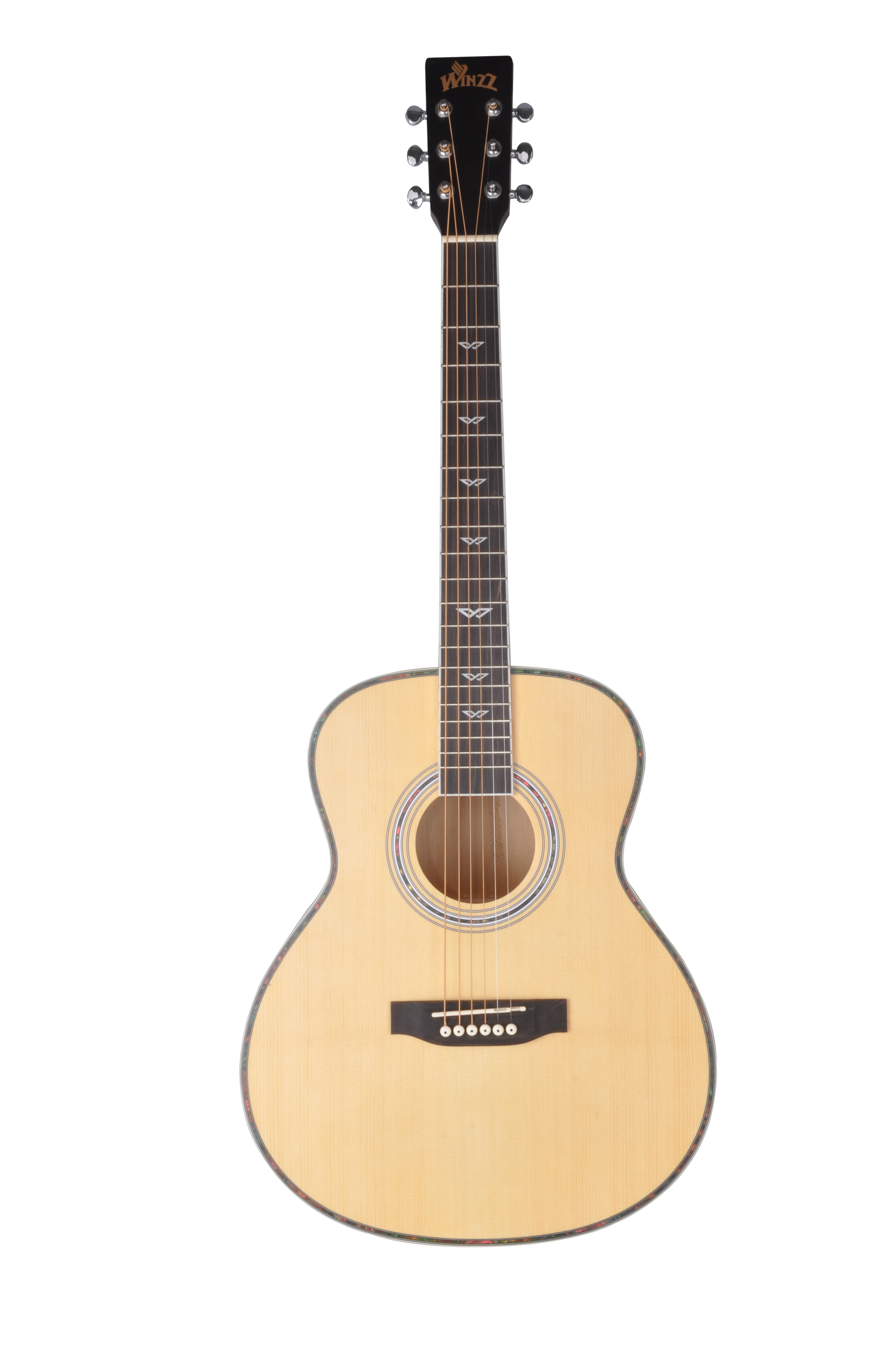 36-дюймовая студенческая акустическая гитара серии Winzz с круглым корпусом (AF168W-36)