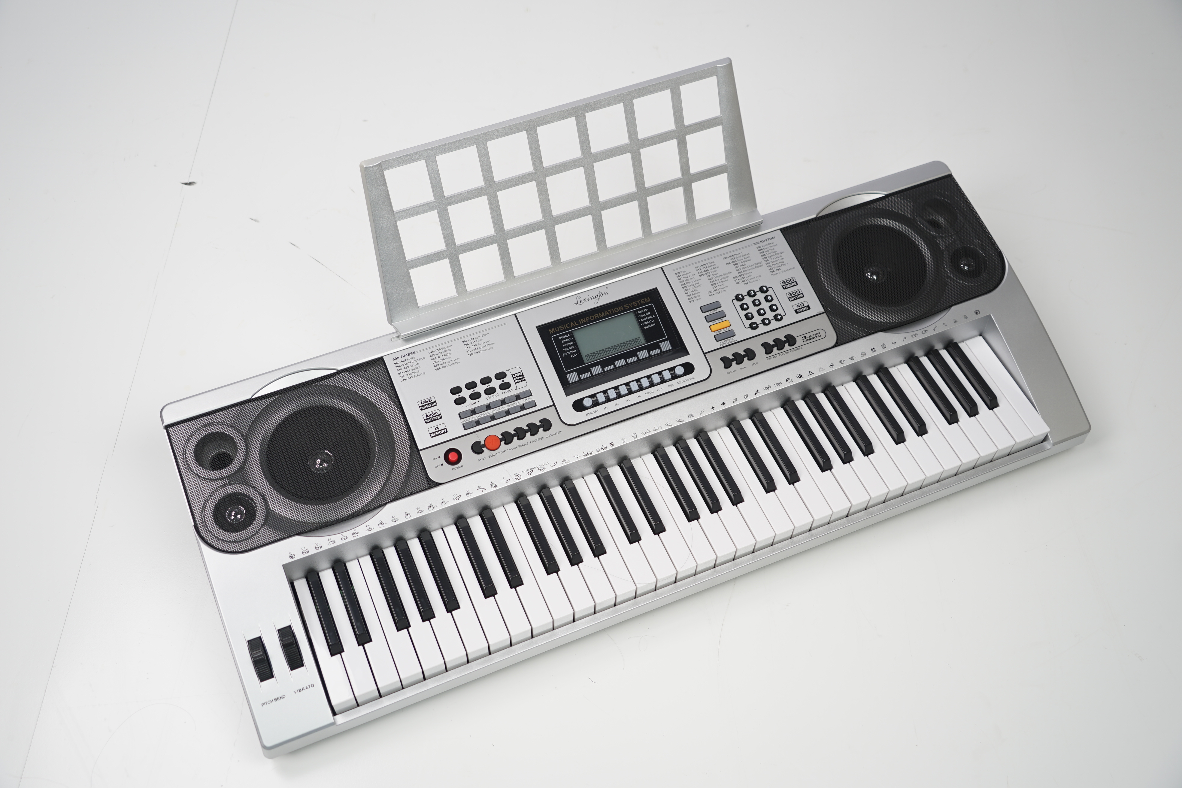 61-клавишная горячая продажа ЖК-симуляции клавиатуры электрического пианино (EK61222)