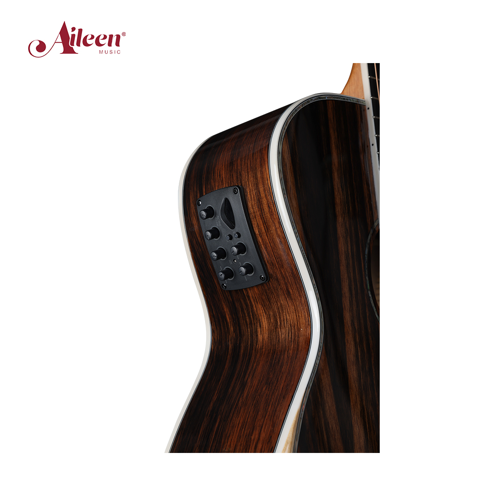 Акустическая гитара Winzz GA в вырезе из экзотического материала, 41 дюйм (WAG902CE-GA)