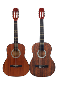 Дешевые полноразмерные классические гитары из орехового дерева, 30-39 дюймов, матовая отделка (AC008L)