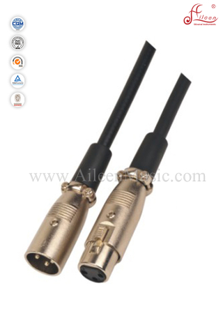 6 мм ПВХ мужской и женский спиральный микрофонный кабель (AL-M012)