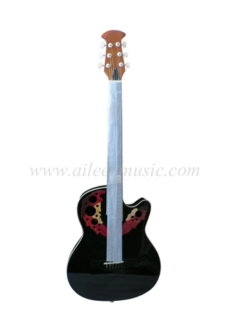 [Aileen] Предыдущая Следующая 38-дюймовая гитара Western Ovation с закругленной спинкой и вырезом (AFO831C)