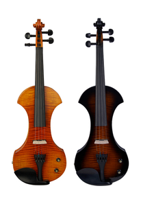 Электрическая скрипка 4/4 Полноразмерная липа с смычком из бразильского дерева (VE502)
