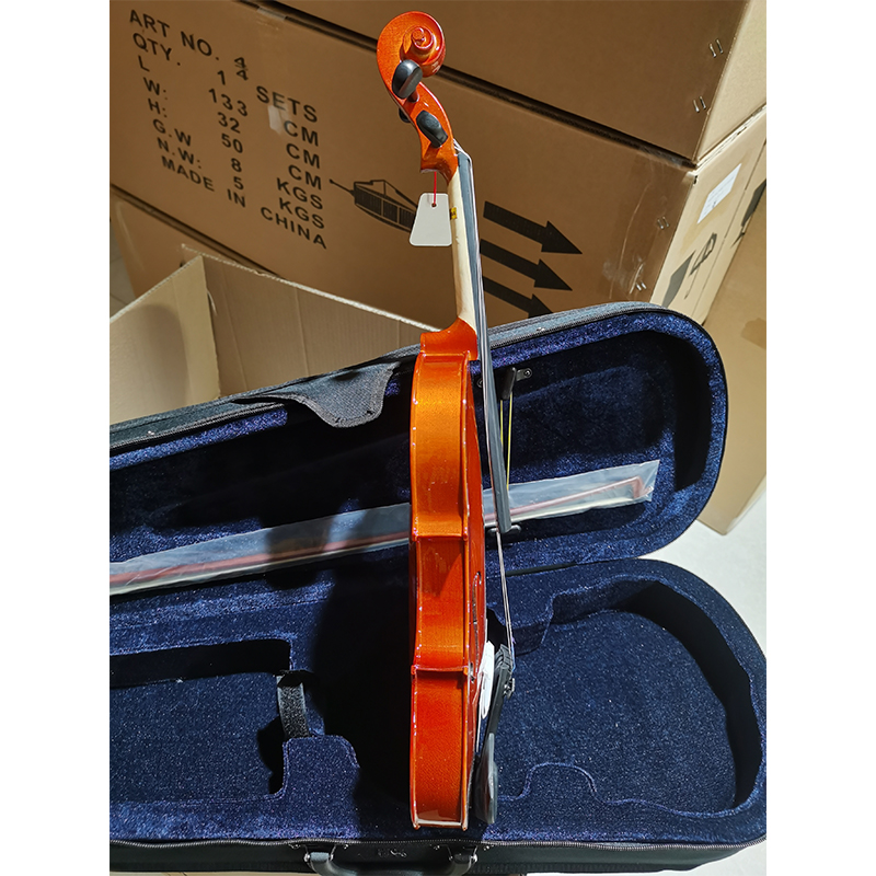 Акустическая студенческая скрипка Natural Flamed для начинающих (VG001-HP)