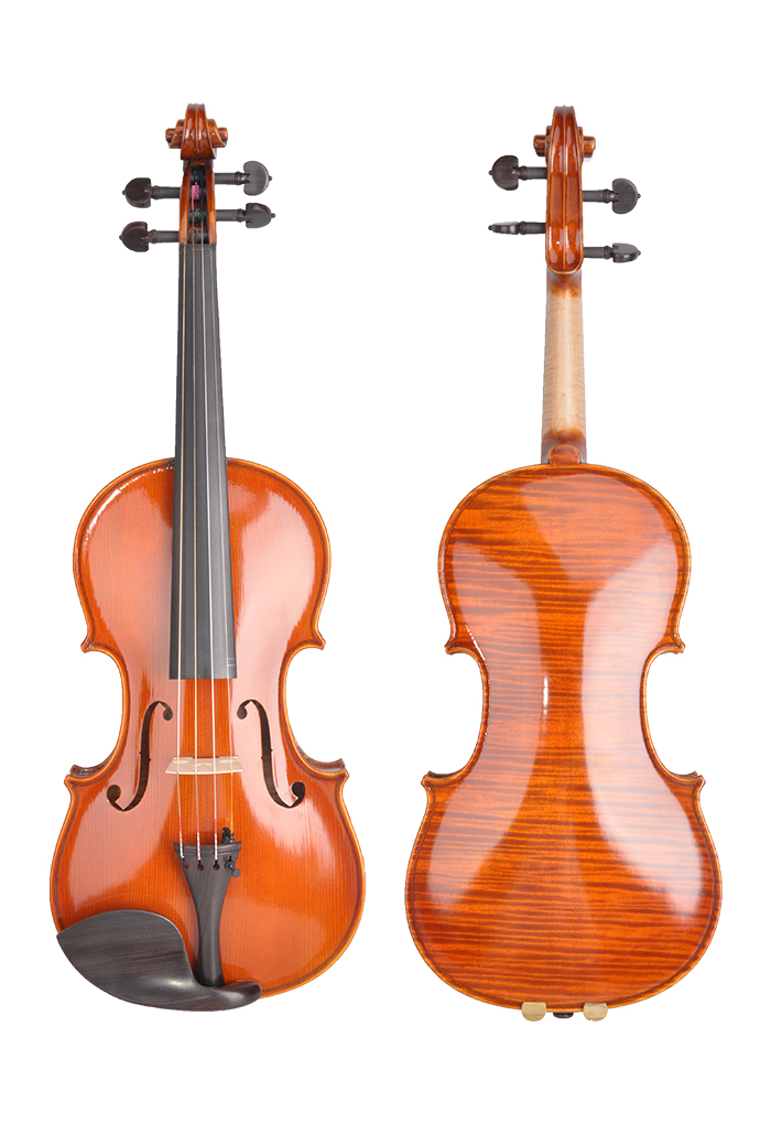  Профессиональные аксессуары из черного дерева с верхом из твердой ели Advanced Violin (VH200D)