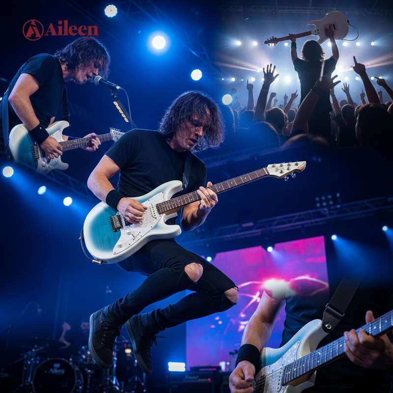 Электрогитара WINZZ Gravity Series Pro — корпус Okoume, гриф из жареного клена, звукосниматели HSS Alnico V, 2-точечный бридж тремоло (WGS150MF)