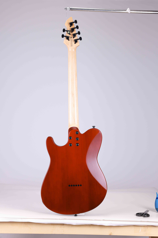 WGT EX80-AT Winzz Exotic Collection Электрогитара Agatis с корпусом из тикового шпона, сделано в Индонезии