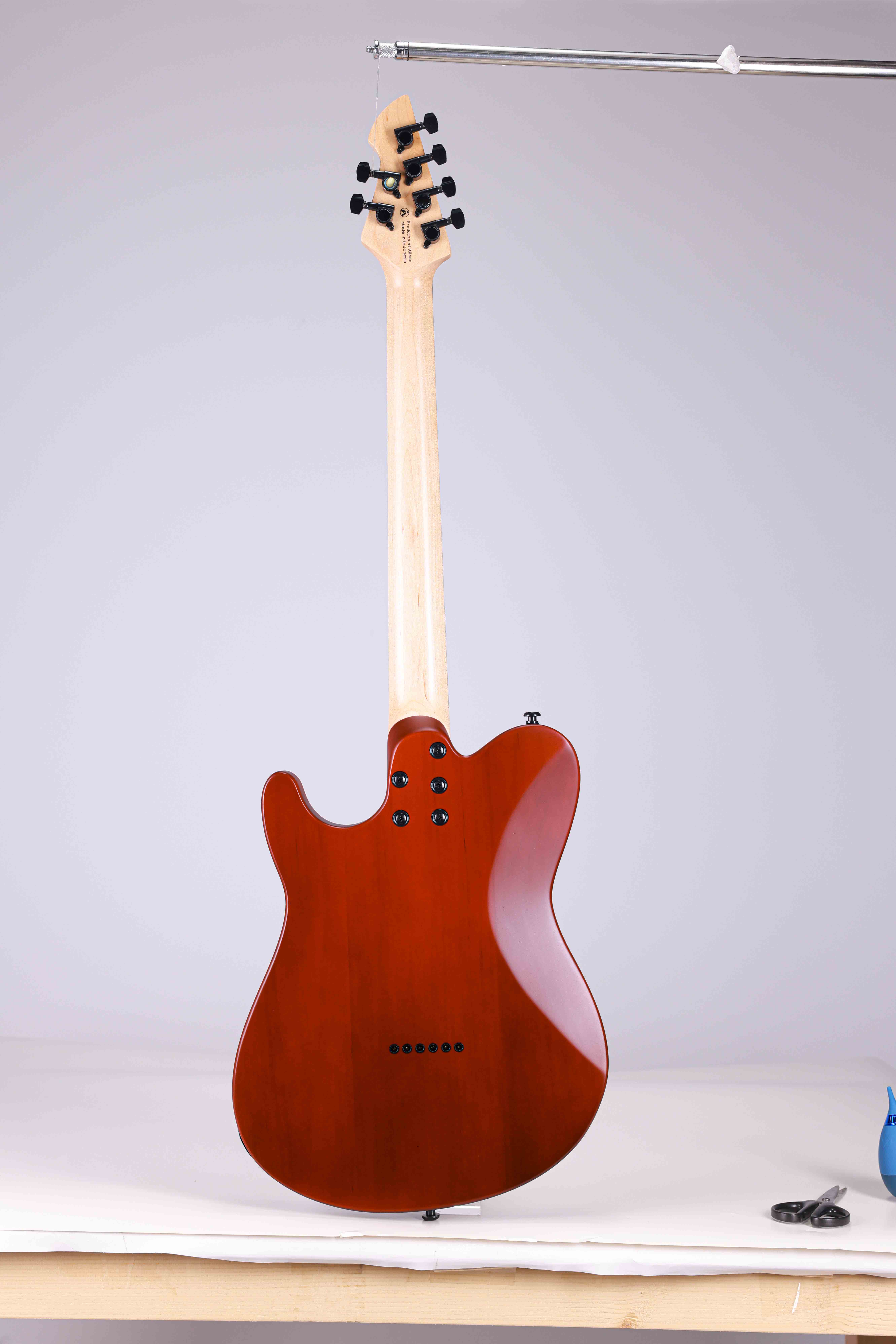 WGT EX80-AT Winzz Exotic Collection Электрогитара Agatis с корпусом из тикового шпона, сделано в Индонезии