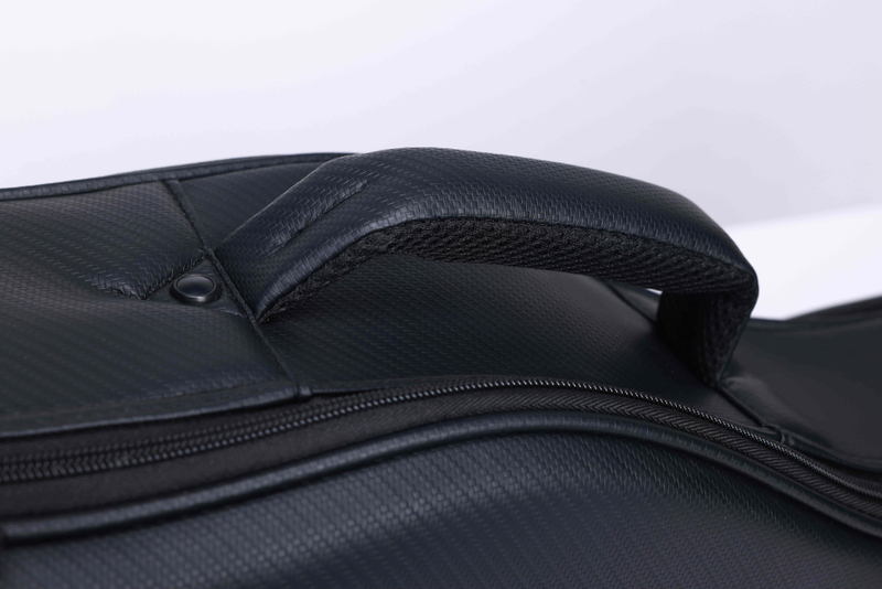 Сумка для акустической гитары, 15 мм, набивка из пенопласта, черная искусственная ткань, подкладка из нейлекса, большой карман (BGW1718)