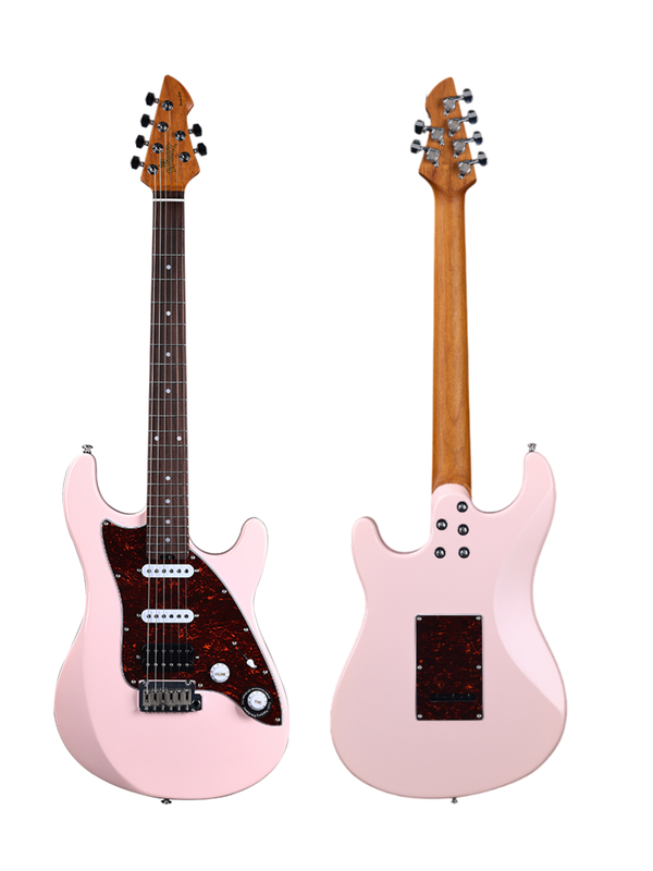 Winzz Gravity S Alder Body 4+2 Tuners String Instruments Professional Electric Guitar