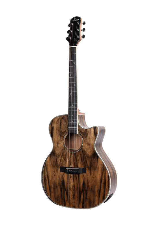 WAG901CE Акустическая гитара Winzz Exotic Material, 41 дюймов, форма GA 