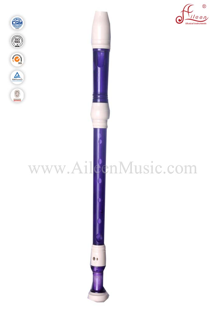 Барочная прозрачная флейта с сопрано-записью из АБС (RE2525B)