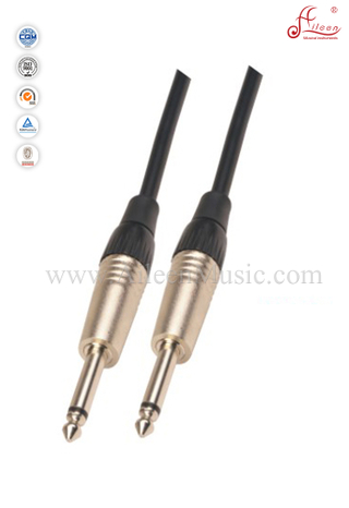 6мм никель соединитель ПВХ спиральный гитарный кабель (AL-G027)