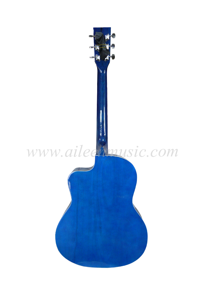 Акустическая гитара 39 дюймов X-образной формы из липовой фанеры (AF228)