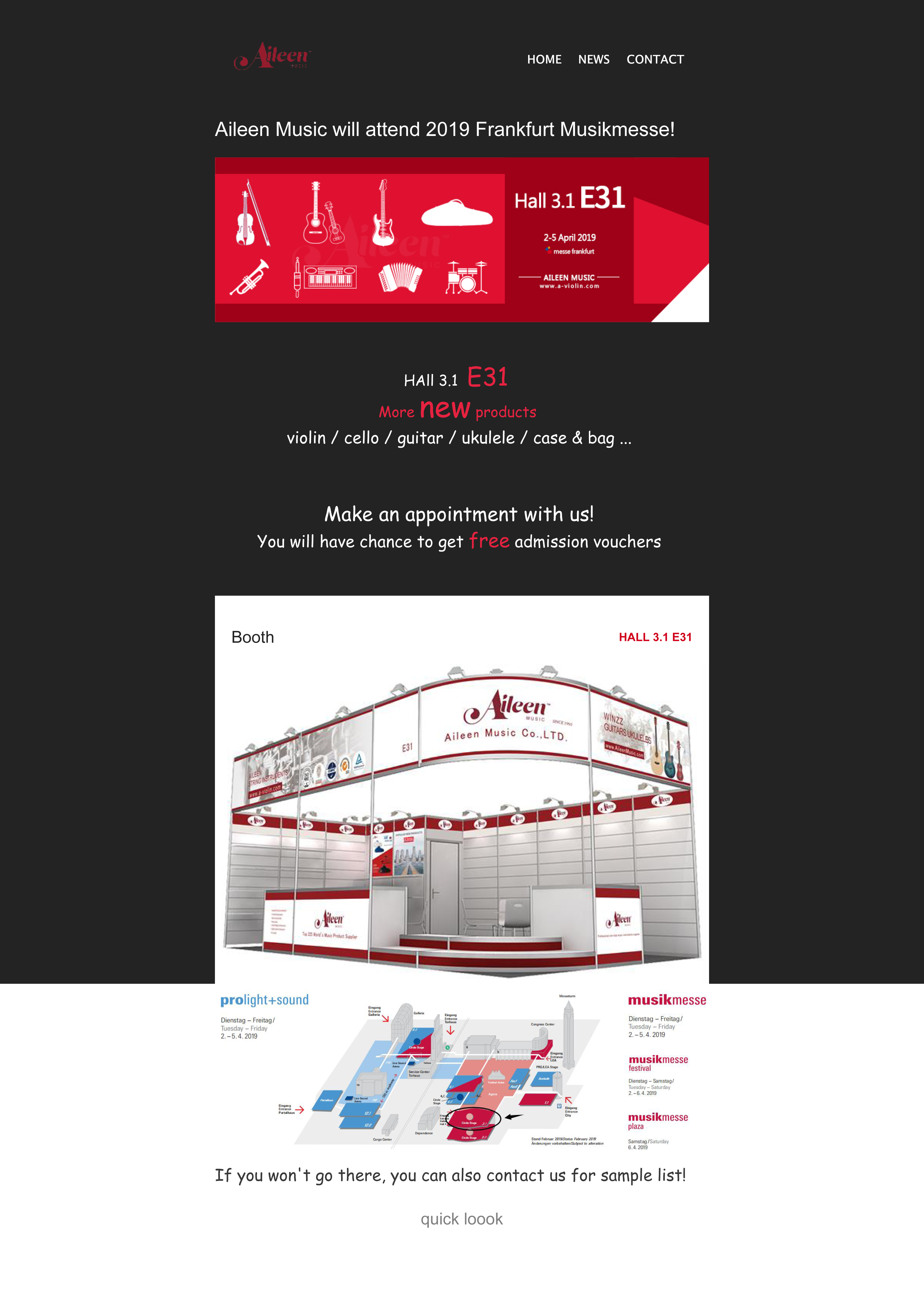 Приглашение на Frankfurt Musikmesse 2019 от Aileen Music-1