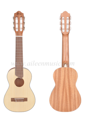Гриф гитары 28 дюймов из черного ореха и гитарного мостика (AGU17L-2)