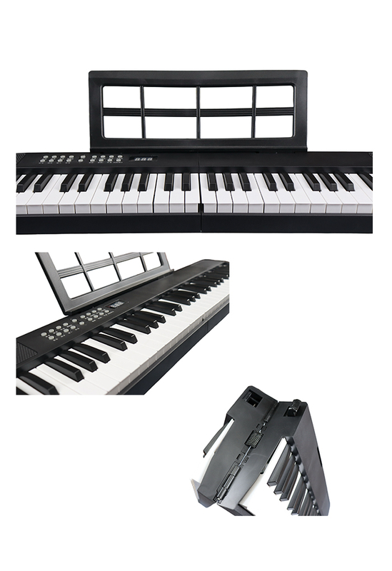 EK-F6101 Новые музыкальные инструменты 61 клавиши шириной 20 мм складываемая клавиатура