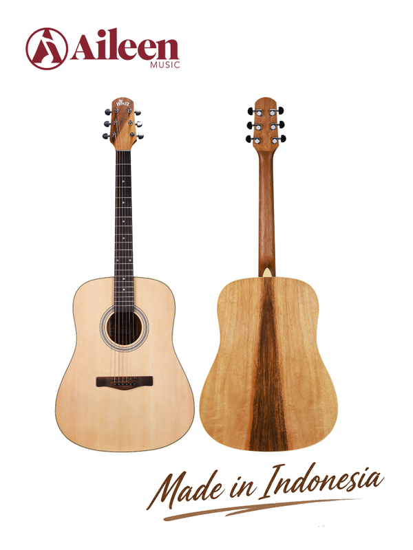 WAG1601 Winzz Exotic Material 41-дюймовая акустическая гитара, сделано в Индонезии