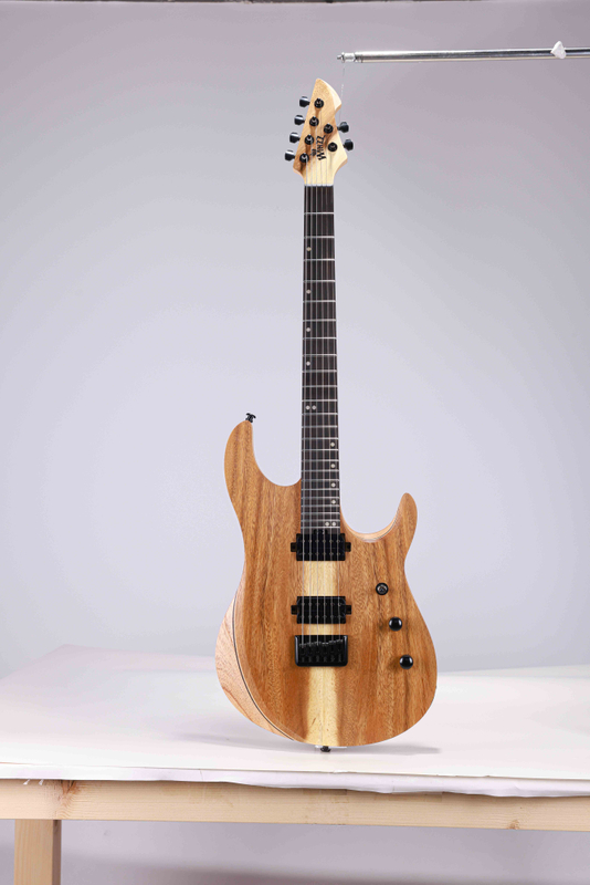 WOS EX80-MK Mindi Body Koa (толщина: 6 мм), лучшая электрогитара, сделано в Индонезии