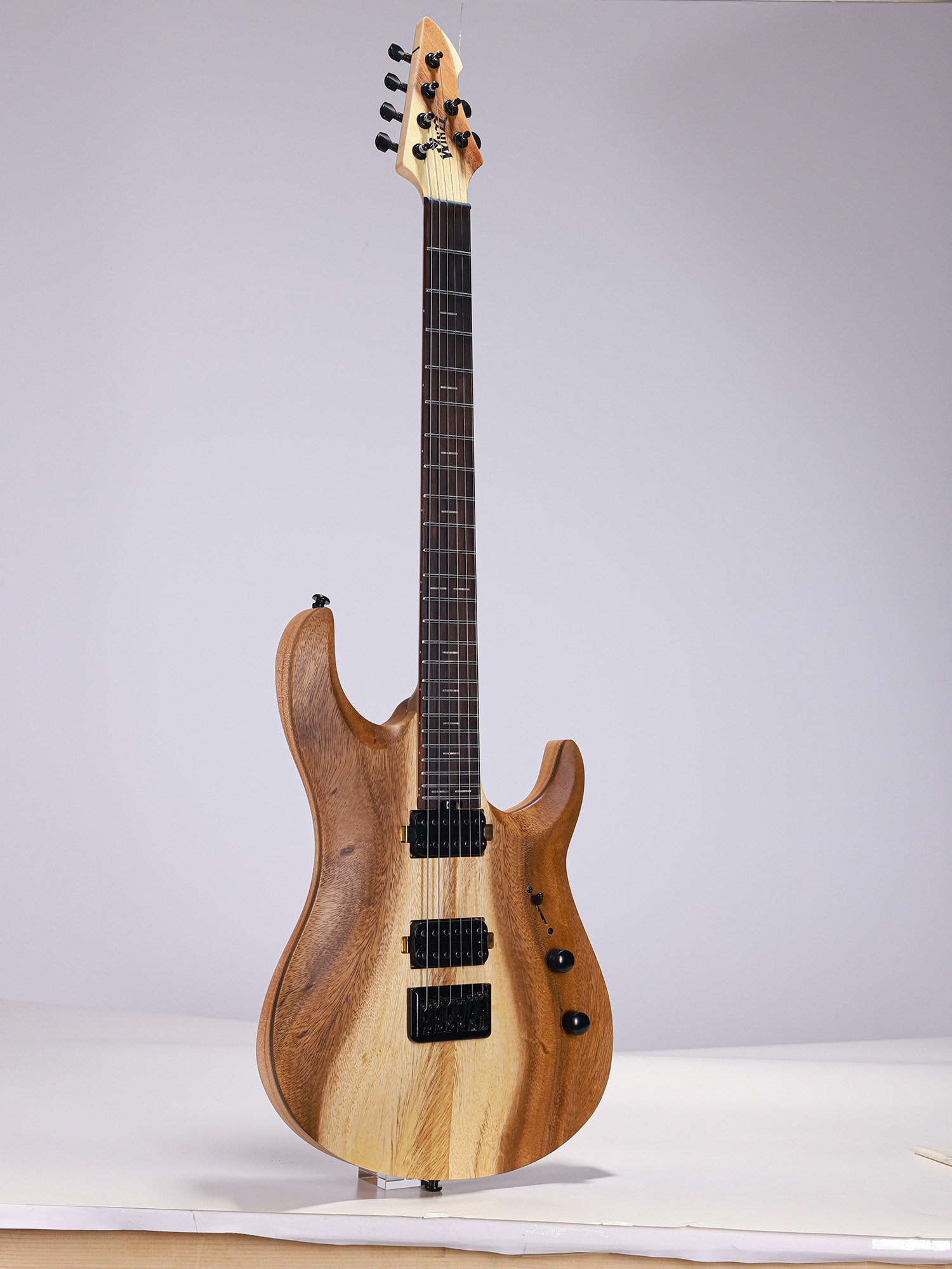 WZS EX80-MK Mindi Body Koa (толщина: 12 мм), верхняя электрогитара арочной формы, сделано в Индонезии