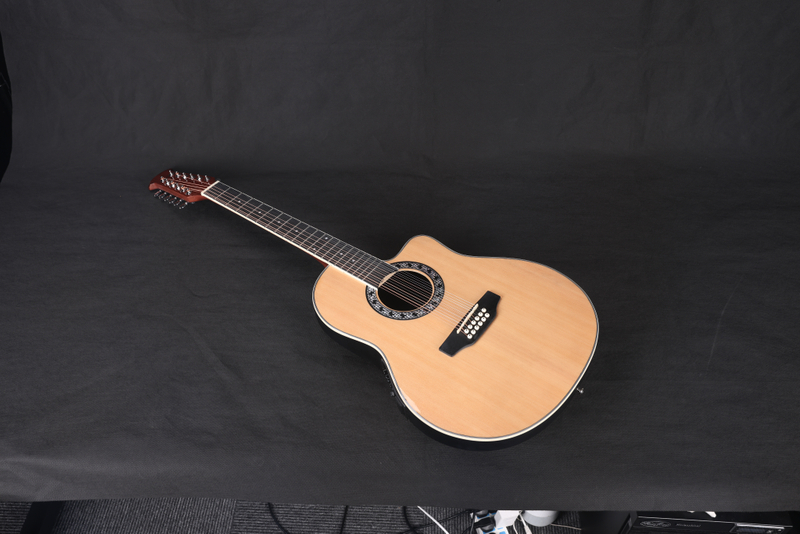 AFO29CE-12 Новая Matt Finish ABS 12 Строки круглой спины акустическая гитара