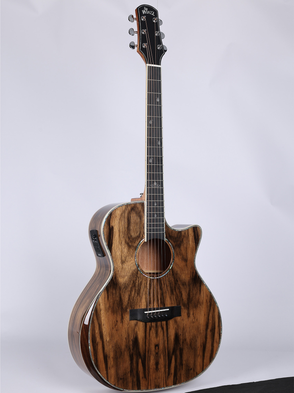 WAG901CE Акустическая гитара Winzz Exotic Material, 41 дюймов, форма GA 