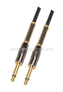 Гибкий черный ПВХ спираль для гитарных кабелей (AL-G011)