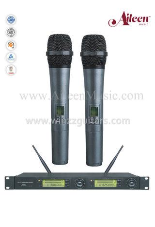 Профессиональный двойной приемник FM UHF беспроводной микрофон MIC (AL-327UM)