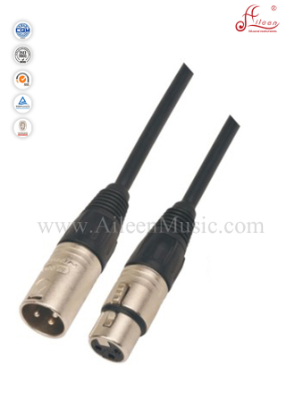6мм черный спиральный гибкий микрофонный кабель (AL-M008)