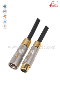 6,5 мм черный Xlr микрофонный кабель ПВХ микрофон кабель (AL-M013)