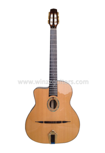 Цыганская джазовая гитара с D-образным или овальным отверстием (AGJ160)