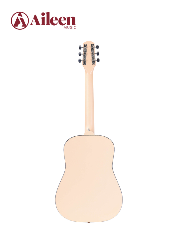 AF001L-H Акустическая гитара начального уровня с глянцевой отделкой, прямая продажа с фабрики, 38 дюймов