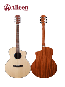 AFM10 Высококачественная акустическая гитара с глянцевой отделкой и твердым верхом 40 дюймов