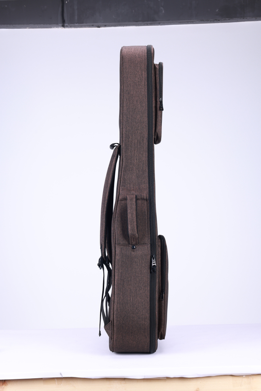 BGW5018 оптовая продажа с фабрики коричневый цвет 500D снежинка бархатная ткань сумка для акустической гитары