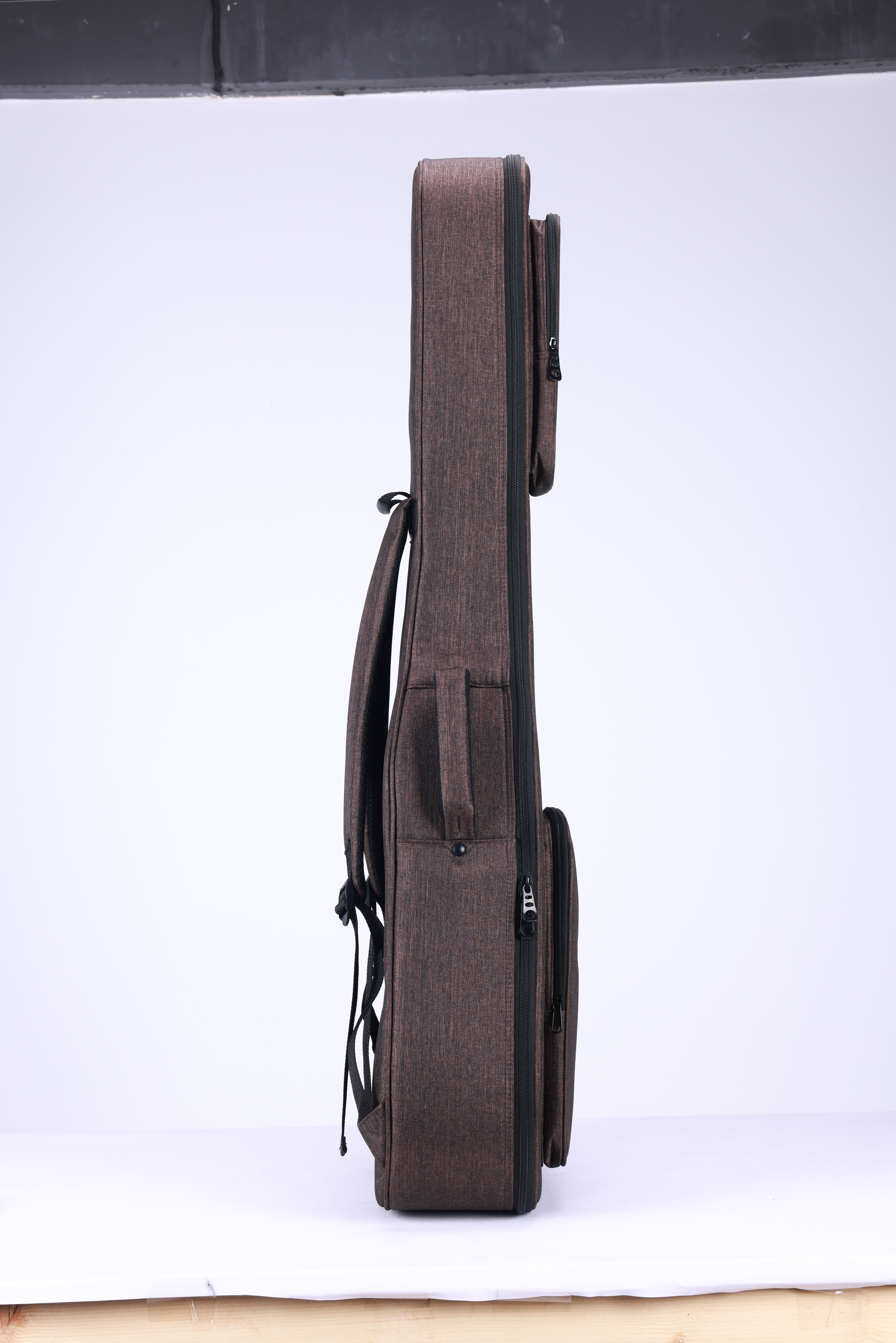 BGW5018 оптовая продажа с фабрики коричневый цвет 500D снежинка бархатная ткань сумка для акустической гитары