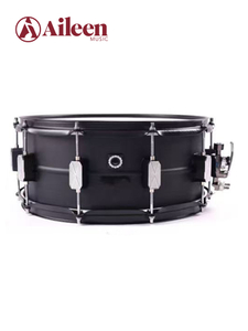 SN-LBB1 Алюминиевый корпус барабана 14 x 5,5 дюйма, черный круг, профессиональный малый барабан