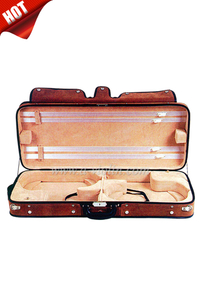 Хорошее качество фанерный корпус двойной скрипки жесткий футляр (CSV207)