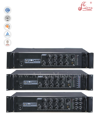 Музыкальные инструменты Усилитель громкой связи 3MIC Treble Bass с звуковым сигналом (APMP-02180BCS)