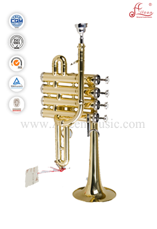 Лакированная труба Goden с клавишами Bb Piccolo Trumpet/Pocket/Mini Trumpet (PCT811G)