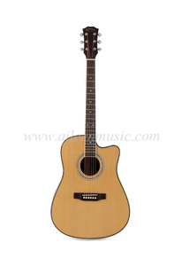 41 "Акустическая гитара с вырезанным верхом из еловой фанеры (AF168C)