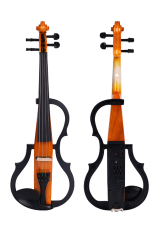 Электрическая скрипка Solid Okoume 4/4 с усовершенствованным выходом эквалайзера (VE120P)