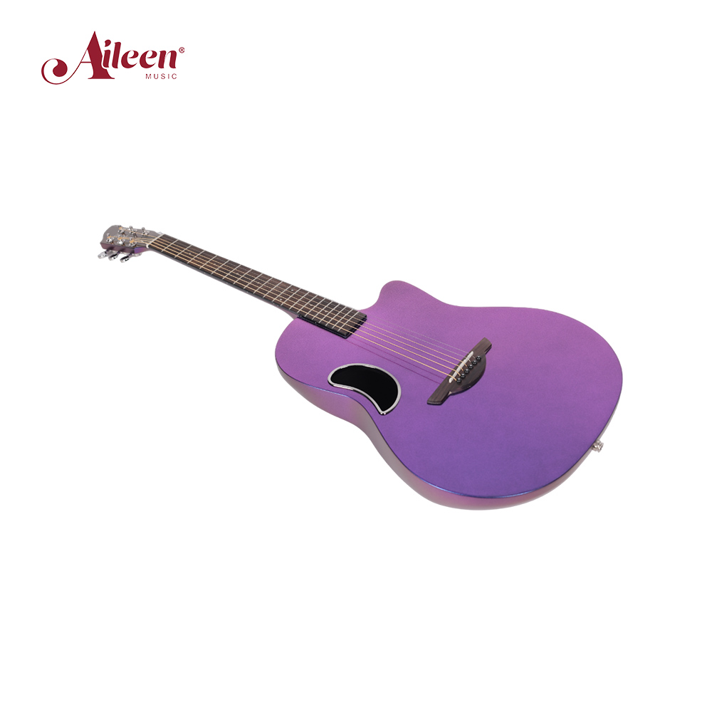 41-дюймовая круглая задняя часть Акустическая гитара Углеродный материал Задняя и боковая часть (AFO200LCE)