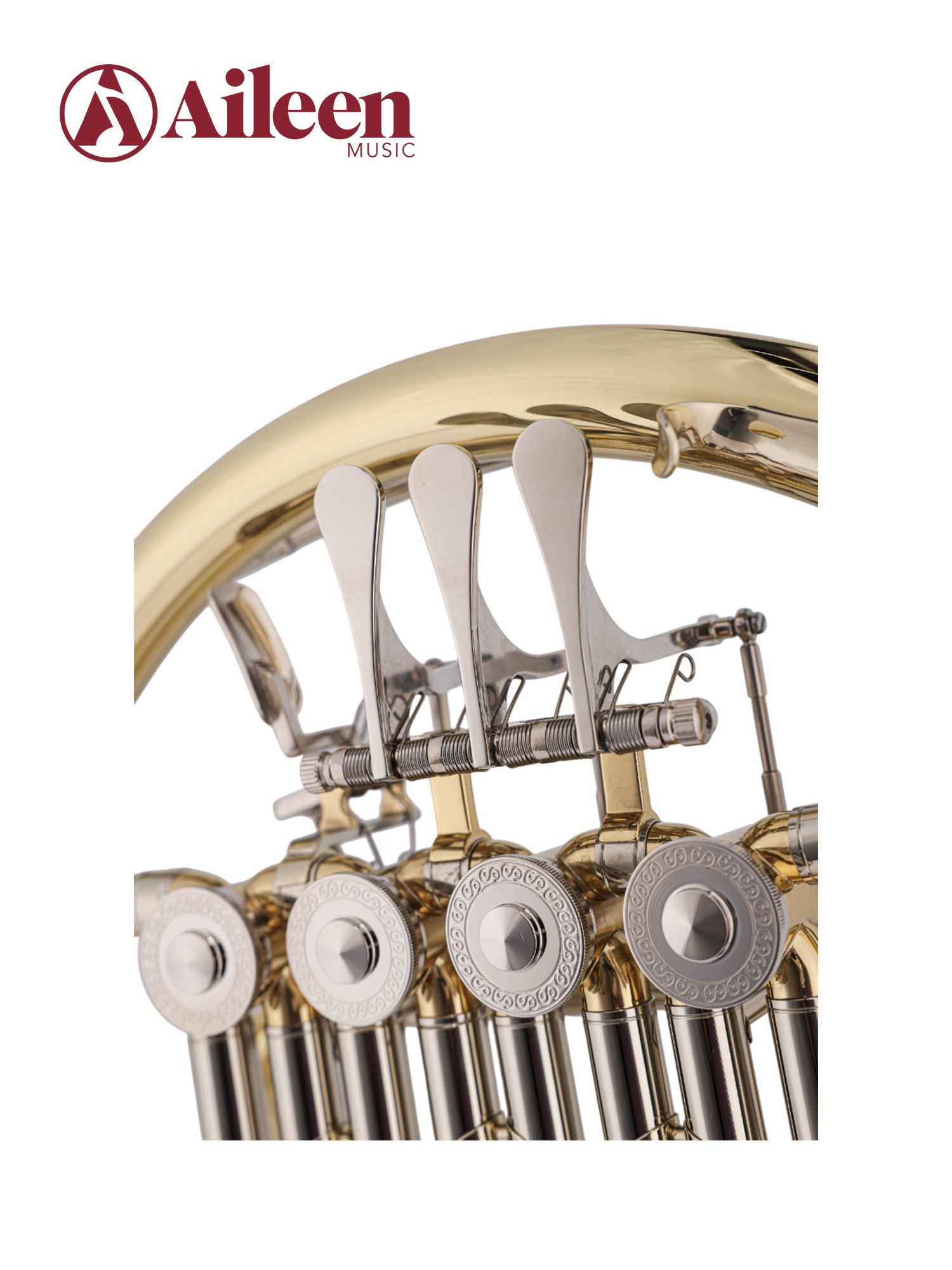 FH-M100G Новая профессиональная одинарная валторна с 4 клавишами и раздельным колокольчиком