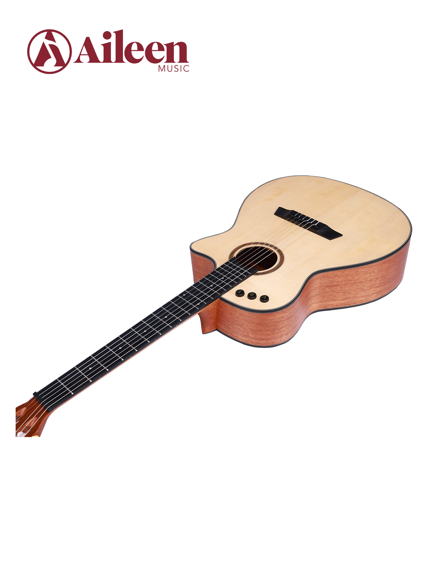 WHG17CE Лидер продаж, высококачественная 41-дюймовая гибридная гитара Winzz с нейлоновыми струнами‌