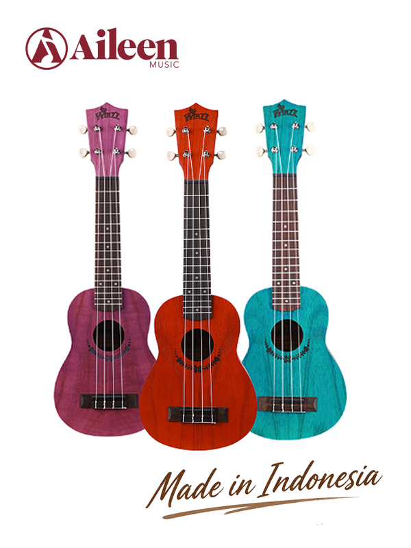 AU605-21 Winzz Colorful Soprano 21-дюймовая гавайская гитара, сделано в Индонезии