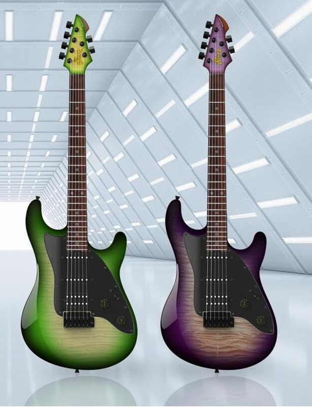 WGS150MF Professional Winzz Design Gravity Series Serie S Model Pro Glossy Finish Enternate Guitar
