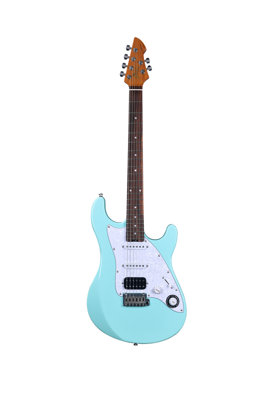 Winzz Gravity S Alder Body 4+2 Tuners String Instruments Professional Electric Guitar