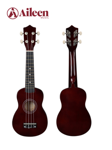 AU01LL Новая 21-дюймовая липовая фанерная верхняя часть для детей, красочная гавайская гитара